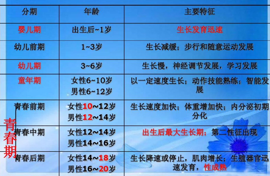 8到12岁的男孩比女孩高