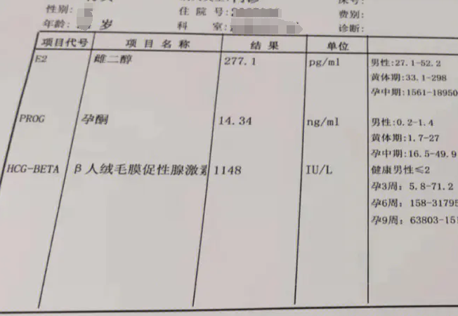 为什么孕7周hcg正常翻倍雌二醇却降到了20ng/ml以下呢？